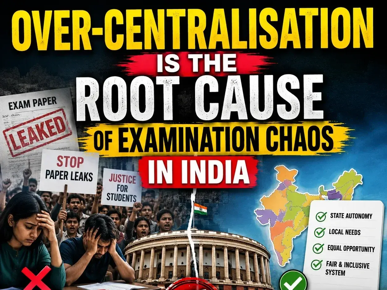 Over-centralisation is the root cause of examination chaos in India